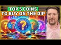 Top 5 coins to buy on the dip  59000 btc  2950 eth  ep711