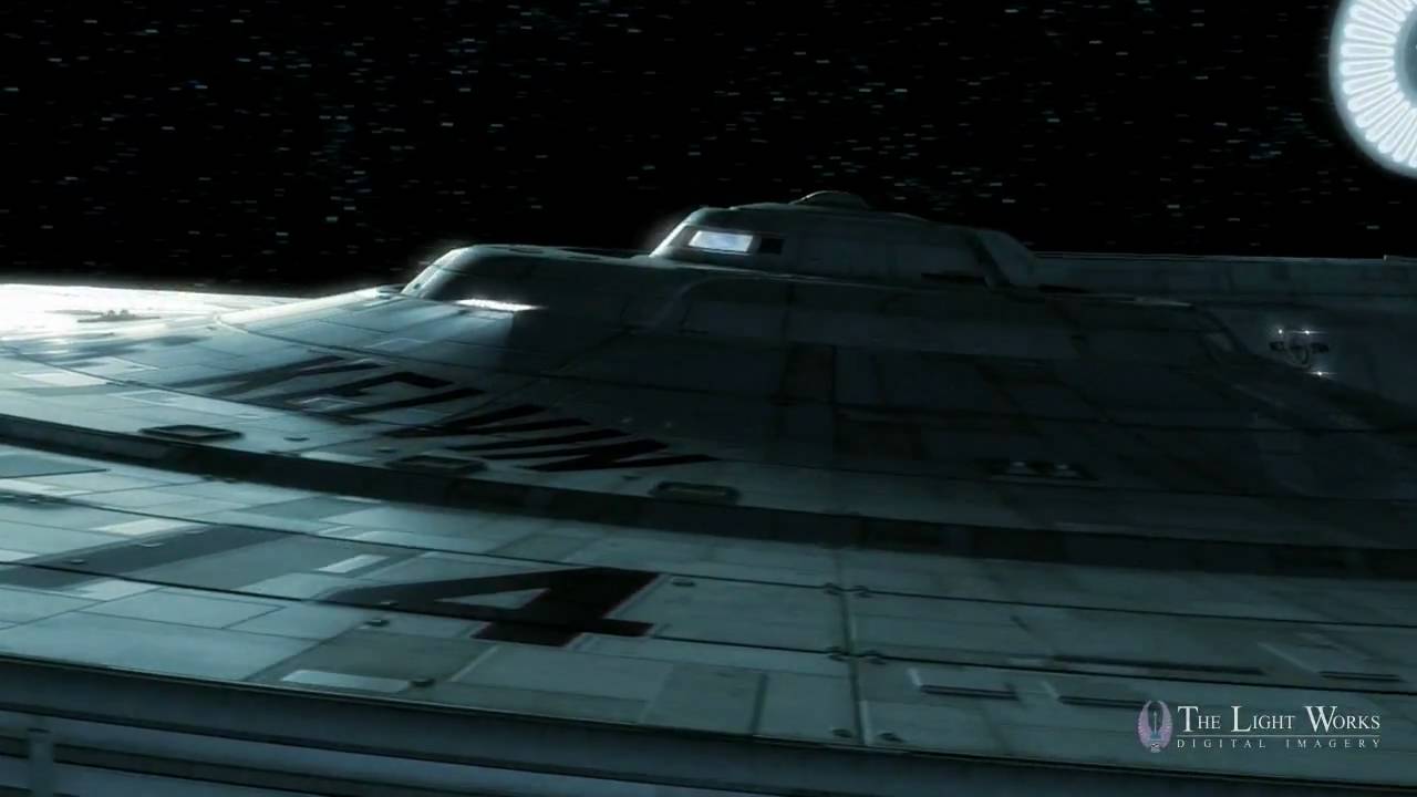 uss kelvin by tobias richter the light works flyby1 youtube the light works star trek