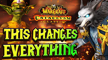 Everything NEW in the WoW Cataclysm Classic Pre-Patch