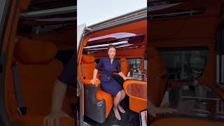 VIP Toyota Hiace van,private custom-made Hermes orange#supercars #luxurycars