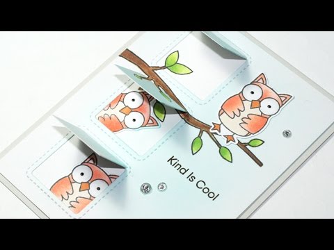 Creating a Card with Peek-a-Boo Windows