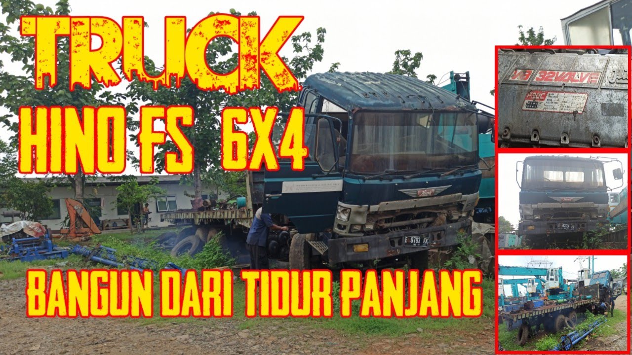 Truck HINO FS2S F20C yang di hidupkan kembali setelah tertidur pulas selama 9 tahun