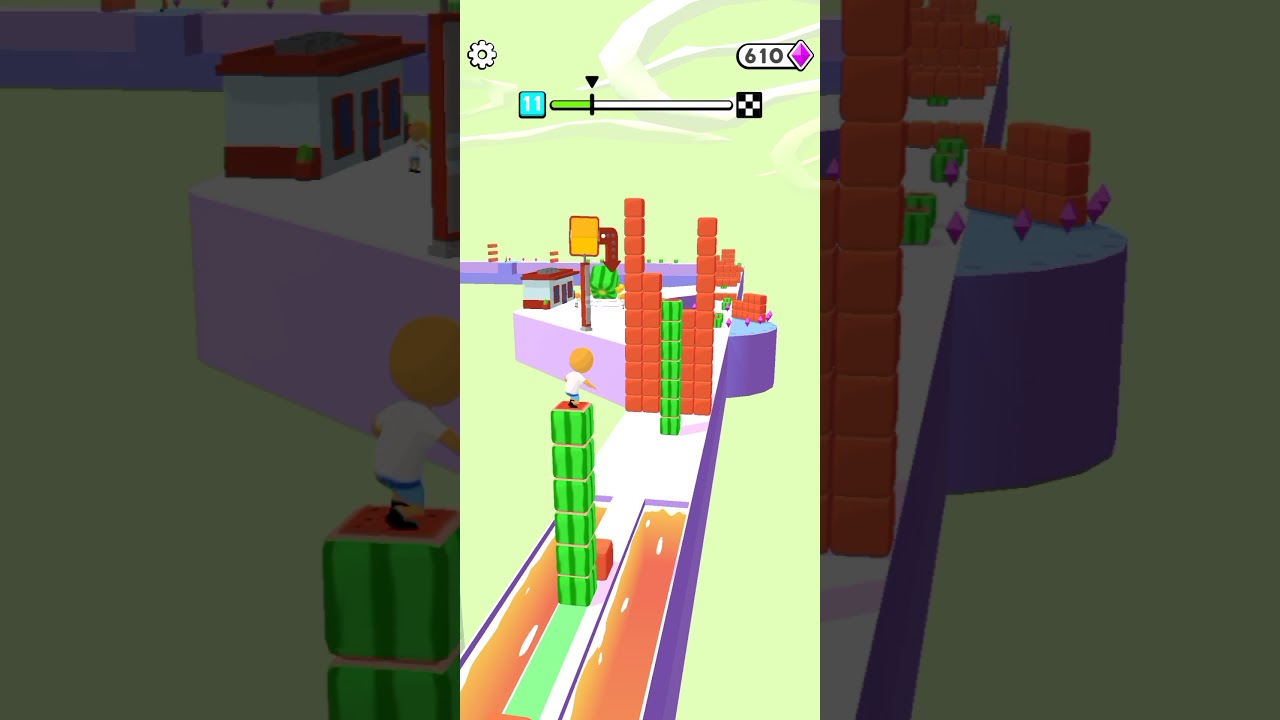 Cube Surfer #6 - Gameplay All Levels