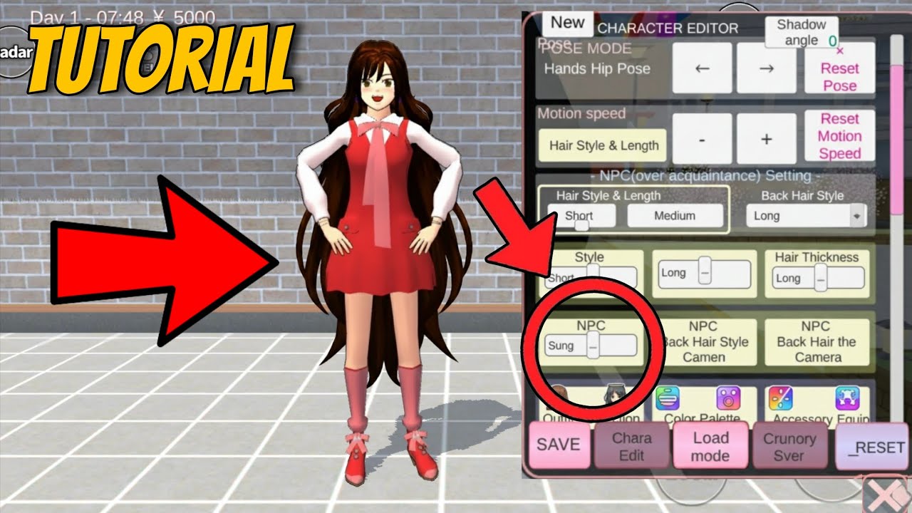 Tutorial: How to Make Long Hair in Sakura School Simulator | Easy & Stylish Hair Guide