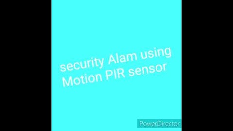 Pir motion sensor without Arduino//Creative TechMaster