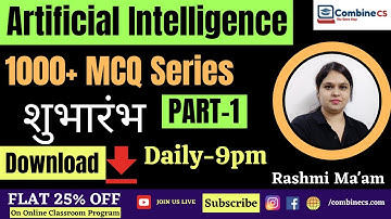 Artificial Intelligence | AI tough MCQs L-1 | UGC NET EXAM | Computer Science | by Rashmi Ma