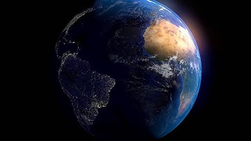 Earth Perfect - Day and Night - Blender