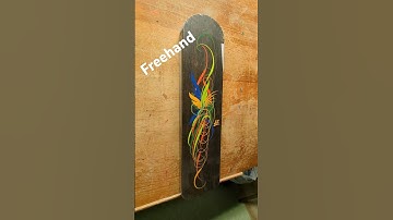 Scroll Burst Pinstriping Practice