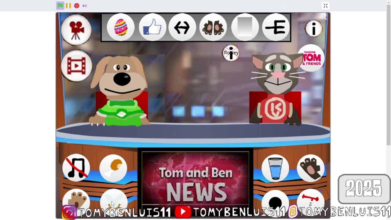 Talking Tom and Ben News - Remastered In Scratch | GAMEPLAY 