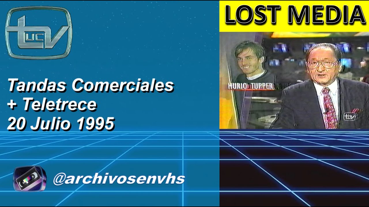 Tandas Comerciales Canal 13 UCTV + Teletrece - 20 Julio 1995