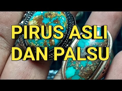 Pirus Bisa Mengkilap Seperti Kaca Urat Juga Nyutra | Old Turquoise Persian. 