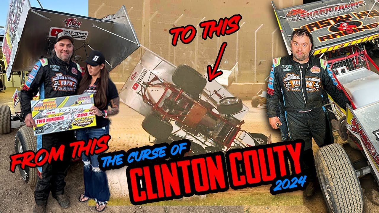🏁From Quick Time 🫣 To Wreck Time - Dirt Track Sprint Car Racing - YouTube