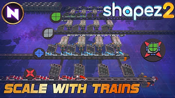 SCALING UP: Using TRAINS To Scale Up FAST & EFFECTIVE | 08 | Shapez 2 | Lets Play / Tutorial