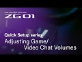 Yamaha ZG01 Quick Setup Series: Adjusting Game/Video Chat Volumes