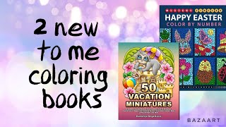 2 new to me coloring books