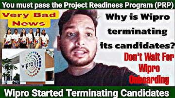 Wipro Big Update w.r.t PRP Program |Wipro Onboarding | Failed Candidates got Termination Mail #wipro