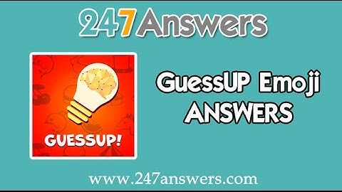 GuessUp Emoji Answers (Levels 1-20)