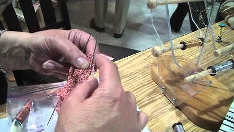 How To Do Victorian Knitting with Kreinik Threads