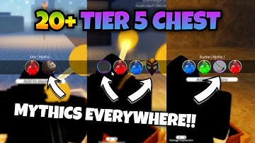 20+ Tier 5 Chest + Drop Buff Event!! [Project Slayers]