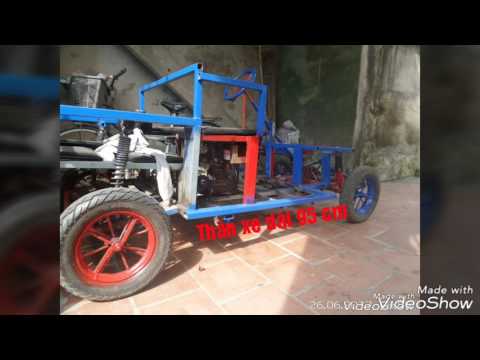 Video Tự chế xe 4 bánh đơn giản - youtube