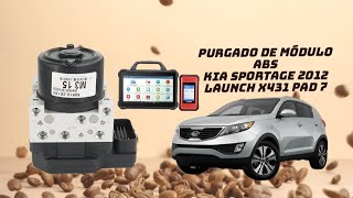 Purgado De Módulo Abs Kia Sportage 2012 Con Launch X431 Pad 7