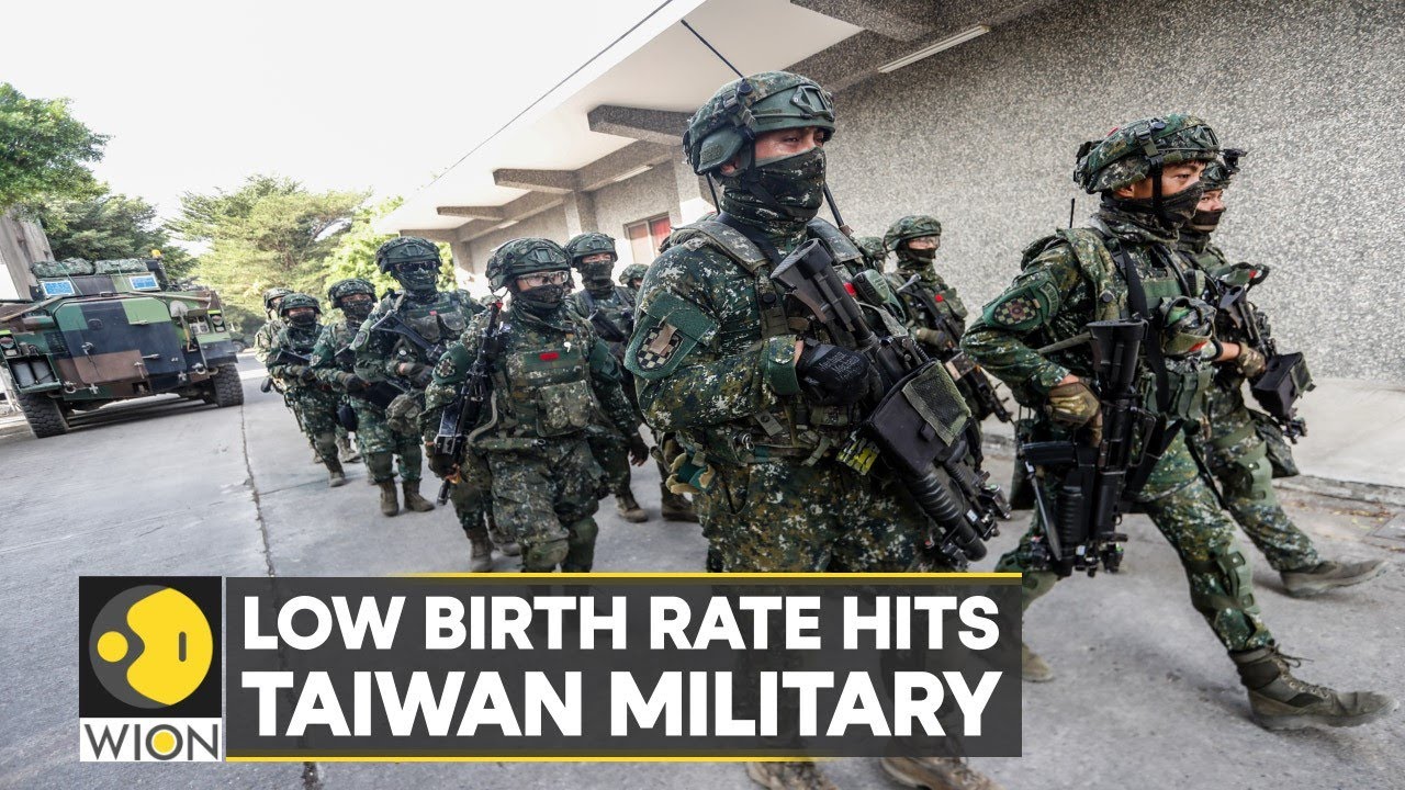 Taiwan: Low birth rate limits military might, 20% volunteer unfit for duty | Latest News | WION