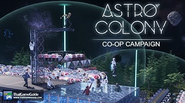 Astro Colony Threats & Defense 4 Players Online Co-op ~ From Start to First Star Gate Full Gameplay
