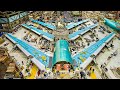 Incredible Airbus building & assembling process. Amazing airplane propeller manufacturing.