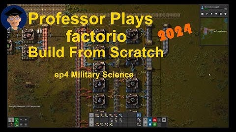 Factorio Build From Scratch 2024 ep4 Military Science