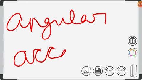 Find the dimension of angular acceleration α?