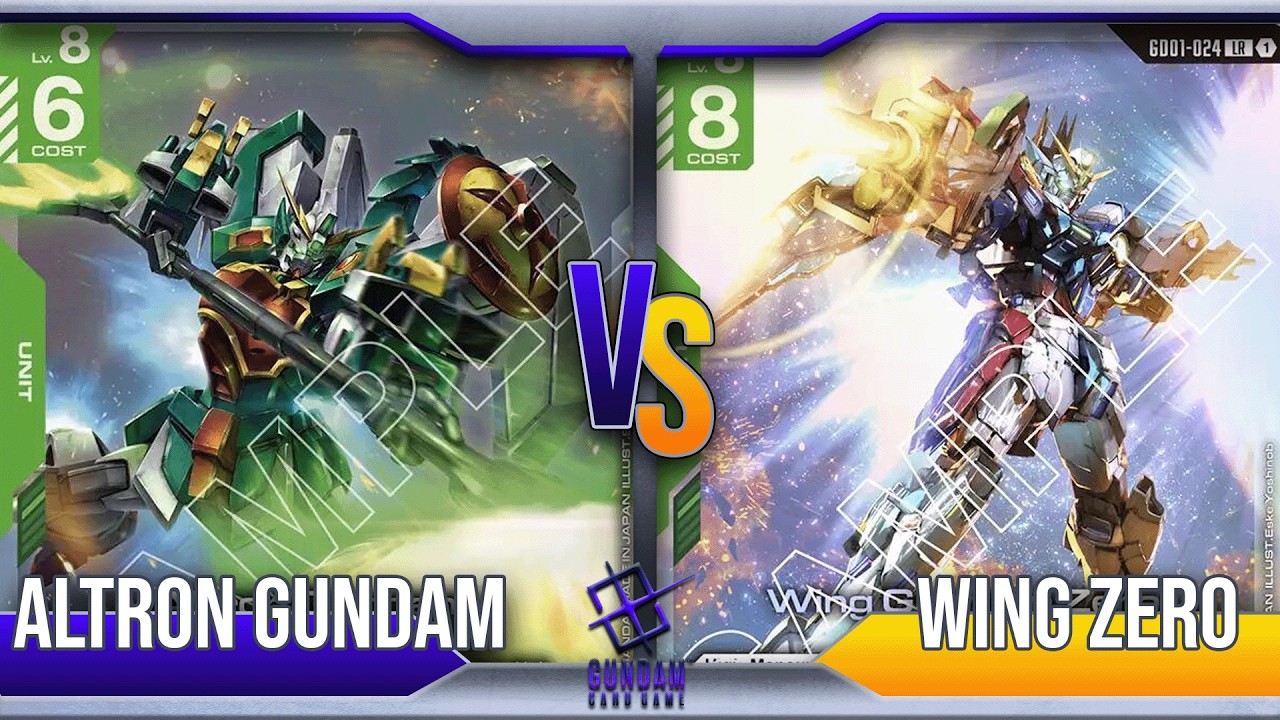 GUNDAM TCG GD03 ALTRON GUNDAM VS WING GUNDAM