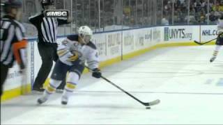 Nathan Gerbe amazing spin-o-rama snipe Against Flyers - MSG Buffalo Feed