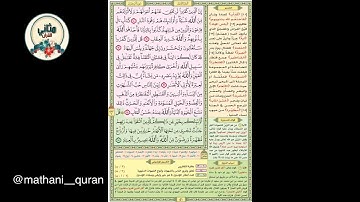 سورة آل عمران ( الوجه ٥١) من الآية ١٠- ١٥ ، الشيخ إبراهيم الأخضر ( مصحف الحافظ المتقن ، تجويد )