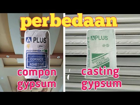perbedaan kompon gypsum dan casting gypsum