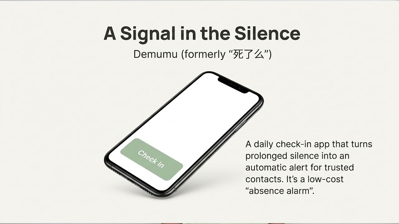 “If I Disappear, Who Would Know?” — Demumu’s Product Logic & Business Value