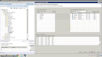 SAP HANA Flat file Upload Project