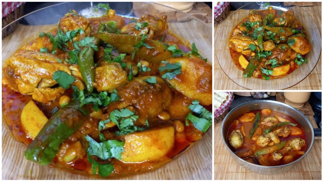 مرقة بطاطا ودجاج تونسية بنينة وفيسع فيسع تحضر Mar9et batata w djej