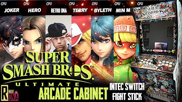 Super Smash Bros Ultimate Arcade 1up??? Intec fight stick and Nintendo Switch.