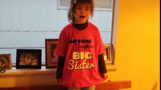 AWESOME DAUGHTERS get promoted to BIG SISTERS