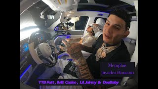 NO SLEEP DeeBaby / YTB Fatt / Lil Jairmy / IMECasino Invade Houston 24hrs behind scene Junnie Vlog