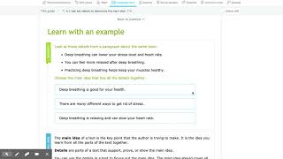 Famous IXL | Use key details to determine the main idea | 5th grade language arts Net Worth