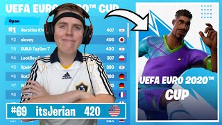 So I Played The Fortnite Euro Cup BUT Only W-Keyed...