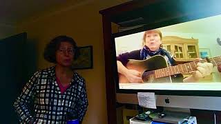 Bury Me Beneath the Willow - Harmony practice with my German singing mentor, Gabriele R Weber