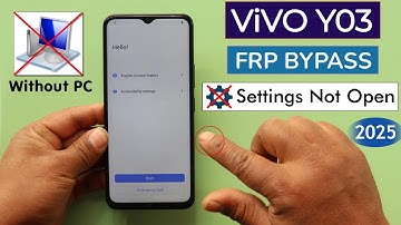 ViVo Y03 Android 14 Frp Bypass/Unlock Without PC - Settings Not Open / Without Pin Lock Sim - 2025