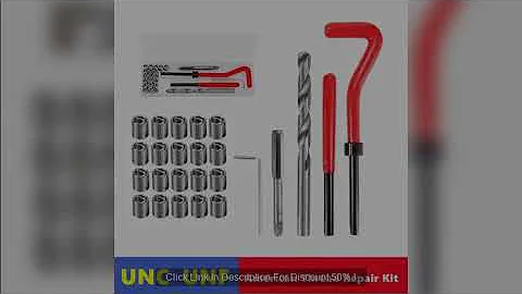 UNC UNF American thread repair kit 1/4 5/16 3/8 7/16 1/2, for Restoring Damaged Thread Spanner Wrenc