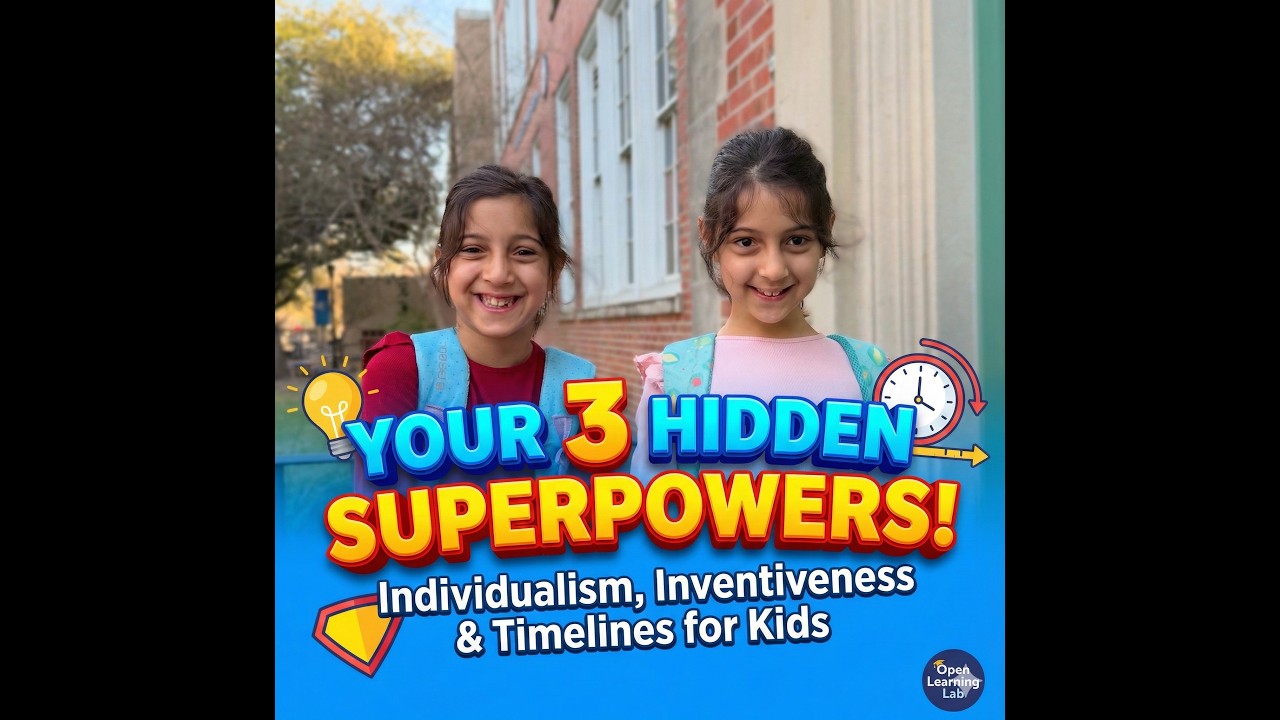 Your 3 Hidden Superpowers! 🦸♀️ Individualism, Inventiveness & Timelines for Kids