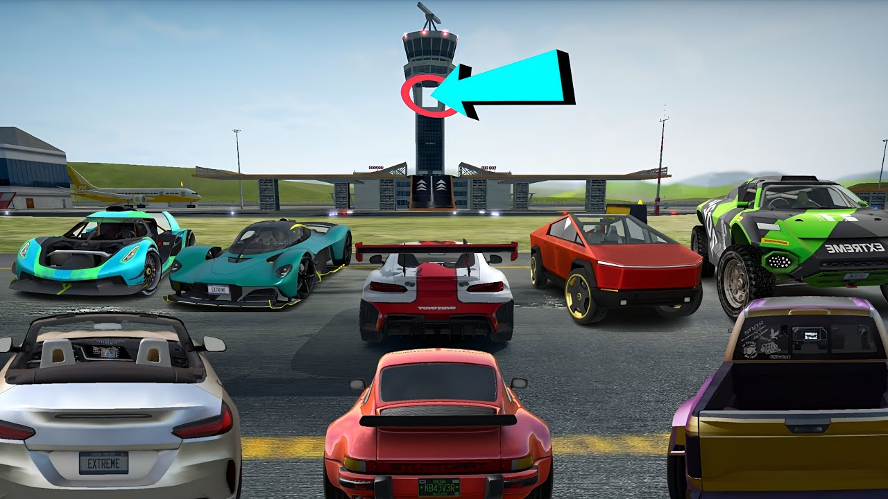 All Cars Stunts Through ATC Tower // Extreme Car  Driving Simulator // Cars Gameplay