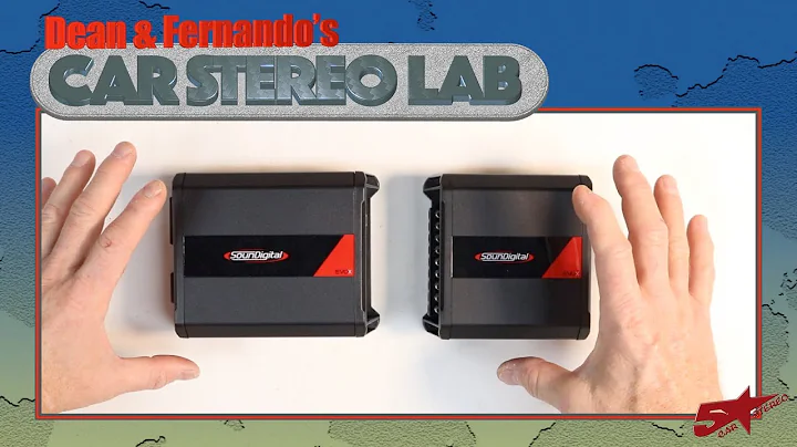 Soundigital EVOX 400.4 and 800.1 little amps BIG power Car Stereo Lab