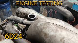 TESTING ENGINES from OVERSEAS straight to Philippines.. 6D24 & 6D22..