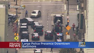 Police Investigating Possible Suspicious Vehicle In Downtown Baltimore Parking Garage